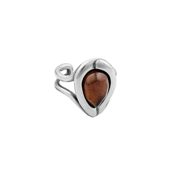 Anillo Fanlo plata y murano whisky