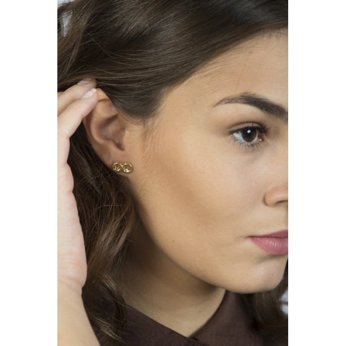 Pendientes Interminable Oro