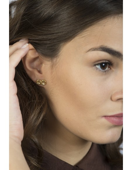 Pendientes Interminable Oro