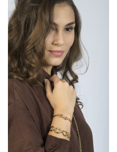 Pulsera Infinito Oro 2