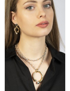 Collar Camaleónica oro 2