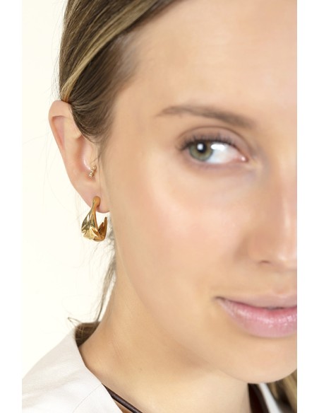 Pendientes Natura oro