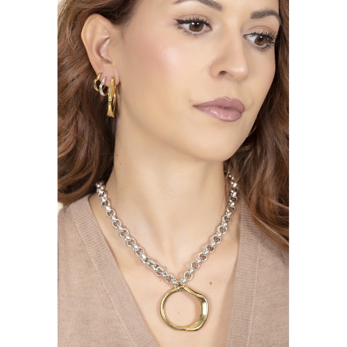 Collar Luz y Oscuridad oro