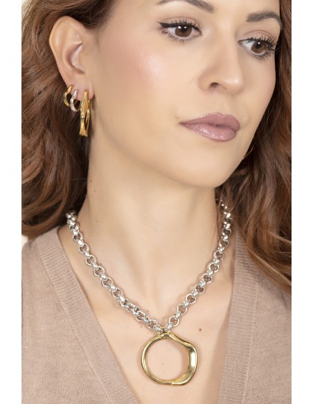 Collar Luz y Oscuridad oro