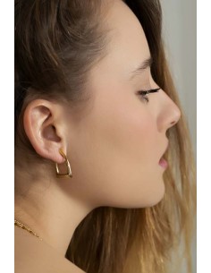 Pendientes Estribo oro 2