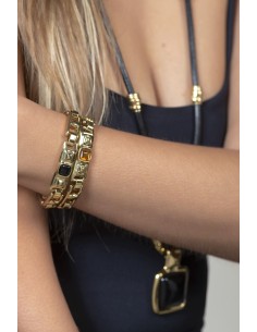 Pulsera Mini Metal Kubik Oro 2