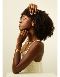 Pendientes Blanche Oro 2