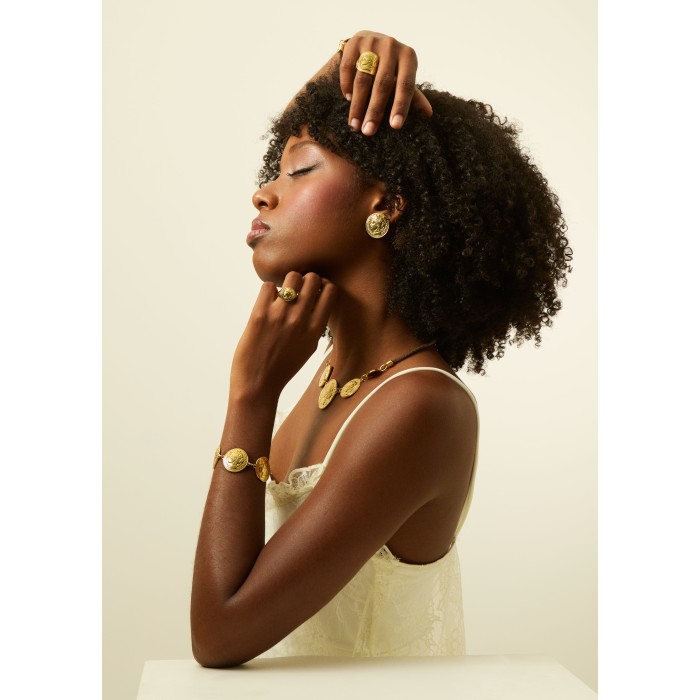 Pendientes Blanche Oro