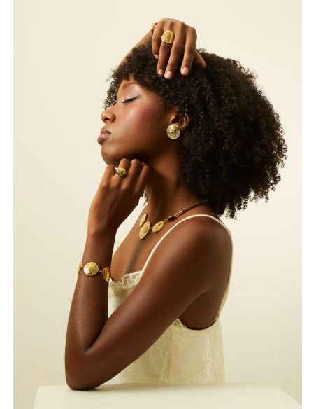 Pendientes Blanche Oro