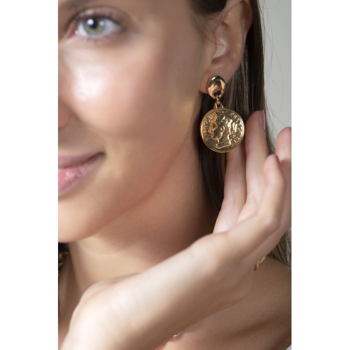 Pendientes Français oro