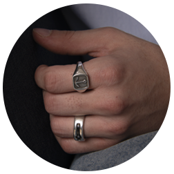 Anillos de hombre Ciclón