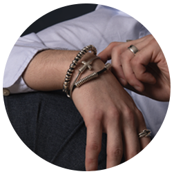 Pulseras de hombre Ciclón